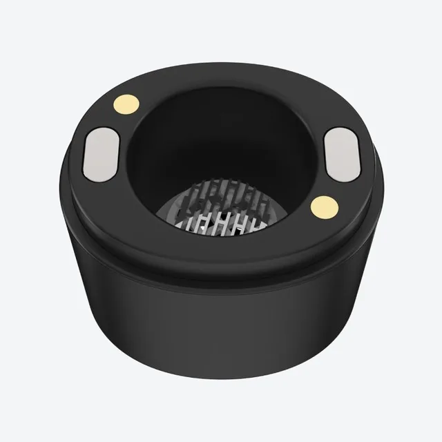 Replacement igniter coil for the Nova tabletop device — round black cap with the coil mesh and two gold contacts